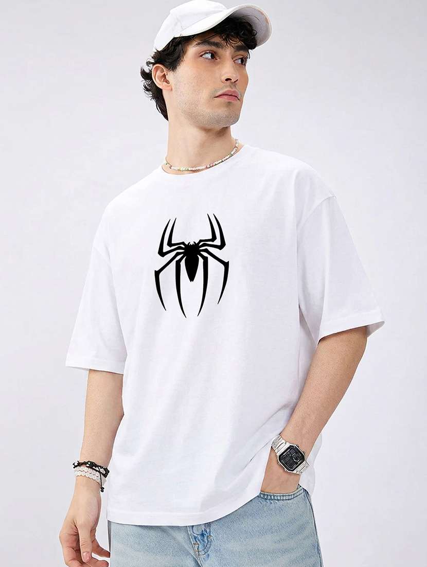 men printed short sleeve oversized t-shirt - 22528990 -  Standard Image - 1