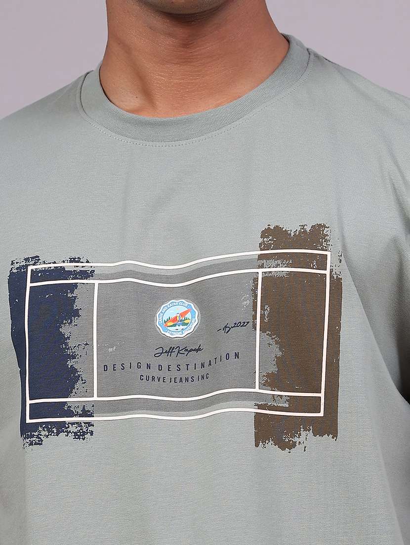 Men Printed Short Sleeve Regular Fit T-shirt - 22529857 -  Standard Image - 1