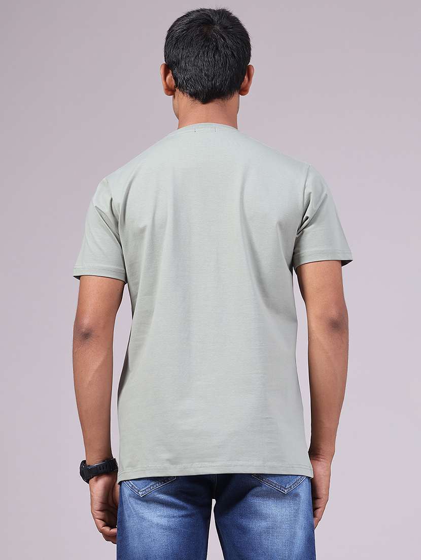 Men Printed Short Sleeve Regular Fit T-shirt - 22529857 -  Standard Image - 4