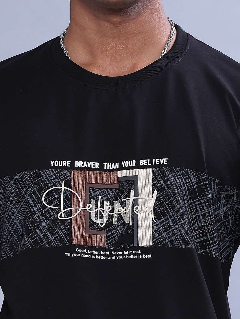 Men Printed Short Sleeve Regular Fit T-shirt - 22529860 -  Standard Image - 1