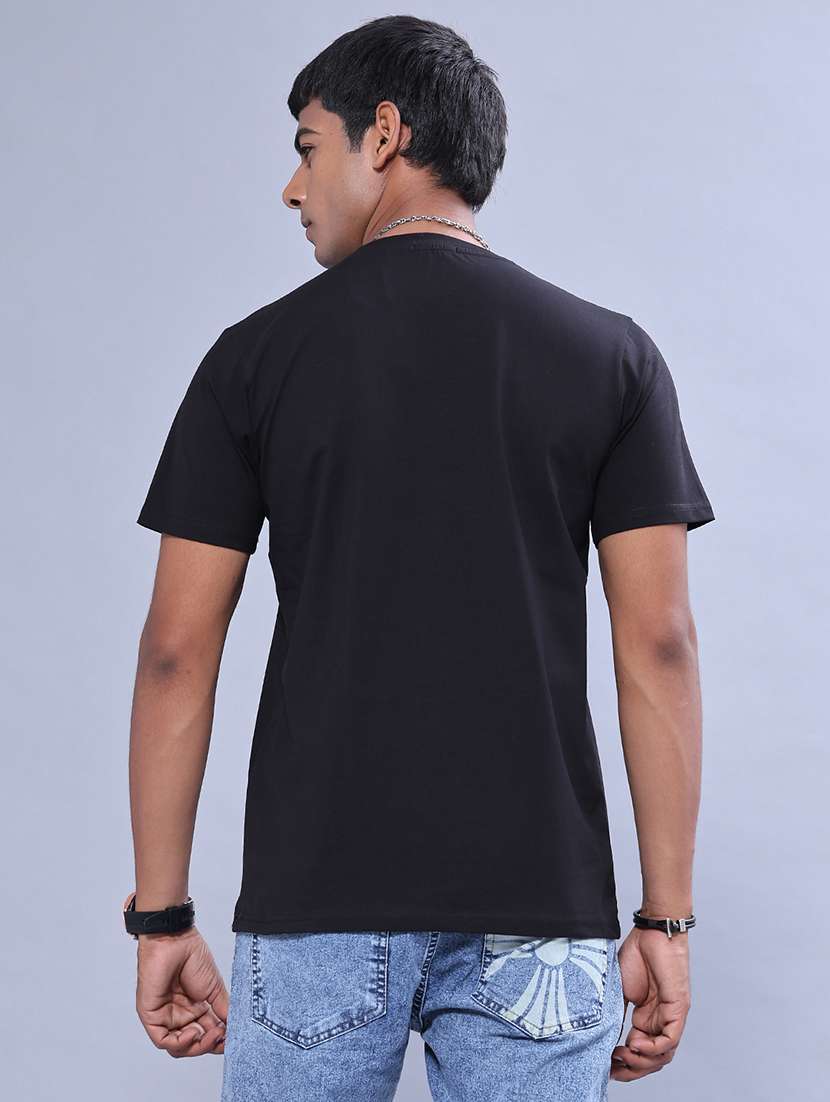Men Printed Short Sleeve Regular Fit T-shirt - 22529860 -  Standard Image - 4