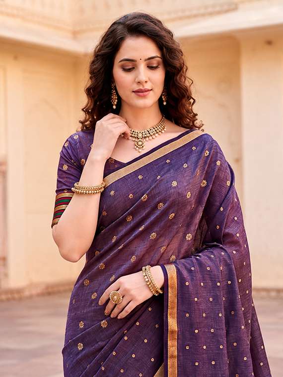 Women Self Design Paithani Saree With Blouse - 22539925 -  Standard Image - 1