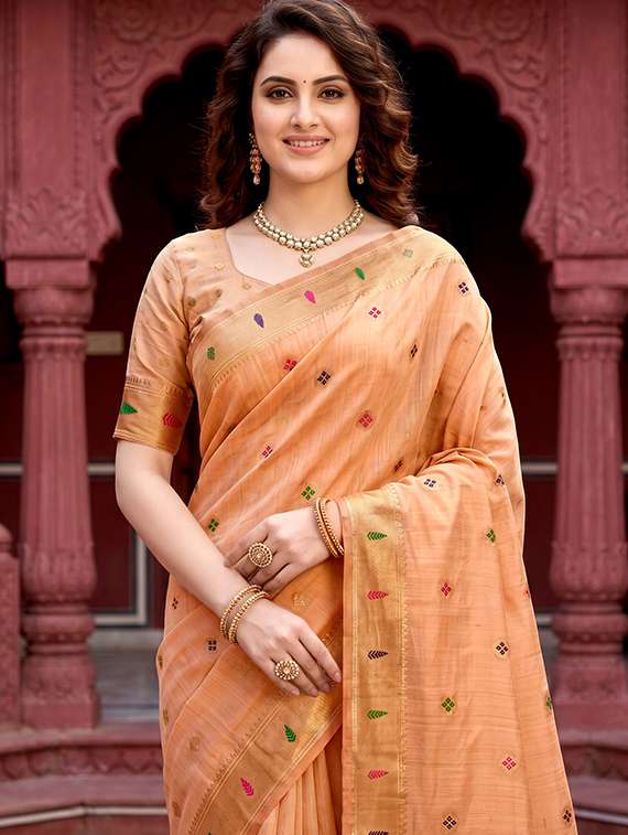 women self design paithani saree with blouse - 22539954 -  Standard Image - 1