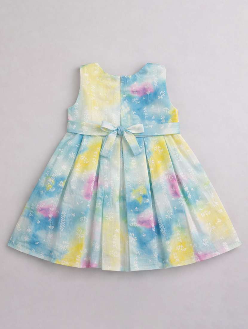 girls printed round neck frock  - 22540000 -  Standard Image - 1
