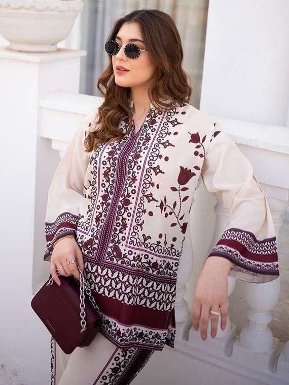 women printed long sleeve ethnic co-ord set - 22540023 -  Standard Image - 1