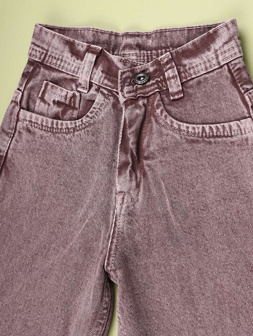 boys washed mid rise straight fit jeans - 22540060 -  Standard Image - 4
