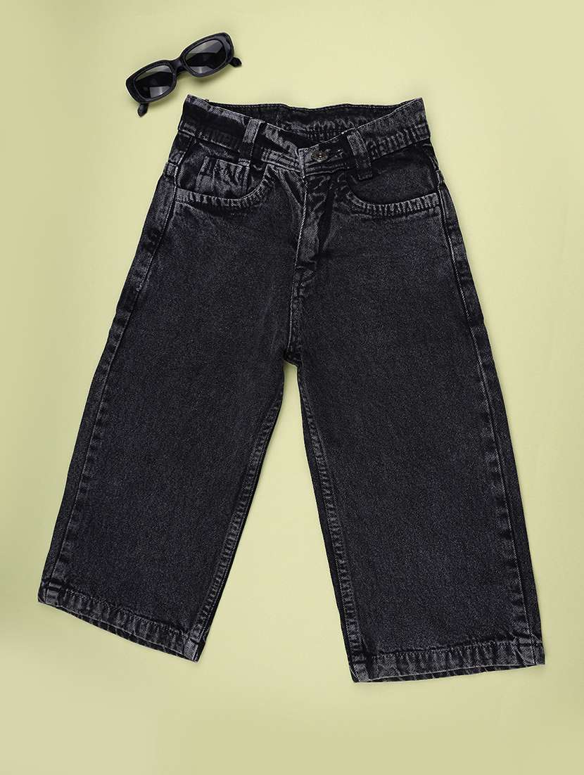 boys washed mid rise straight fit jeans - 22540068 -  Standard Image - 1