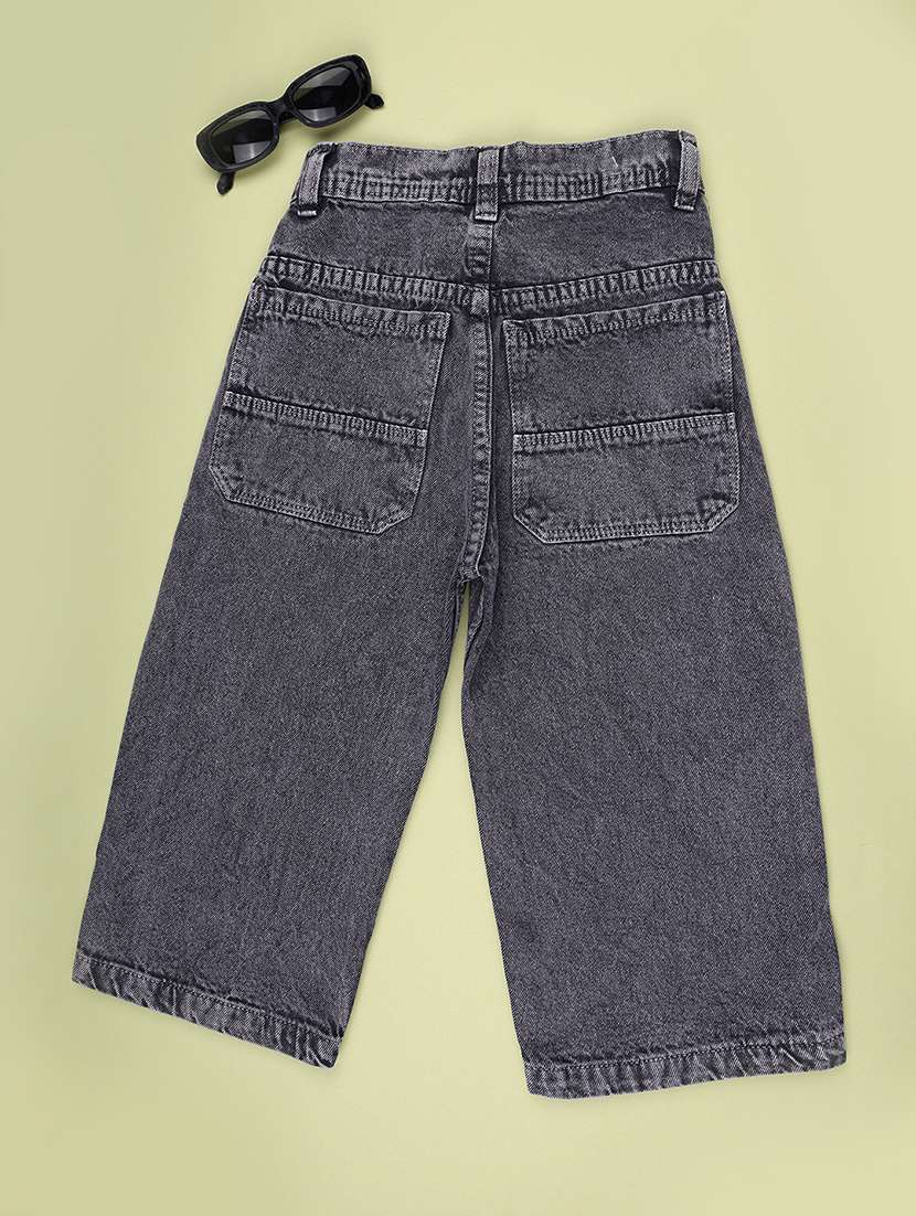 boys washed mid rise straight fit jeans - 22540069 -  Standard Image - 1