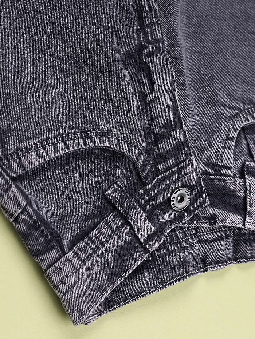 boys washed mid rise straight fit jeans - 22540069 -  Standard Image - 4