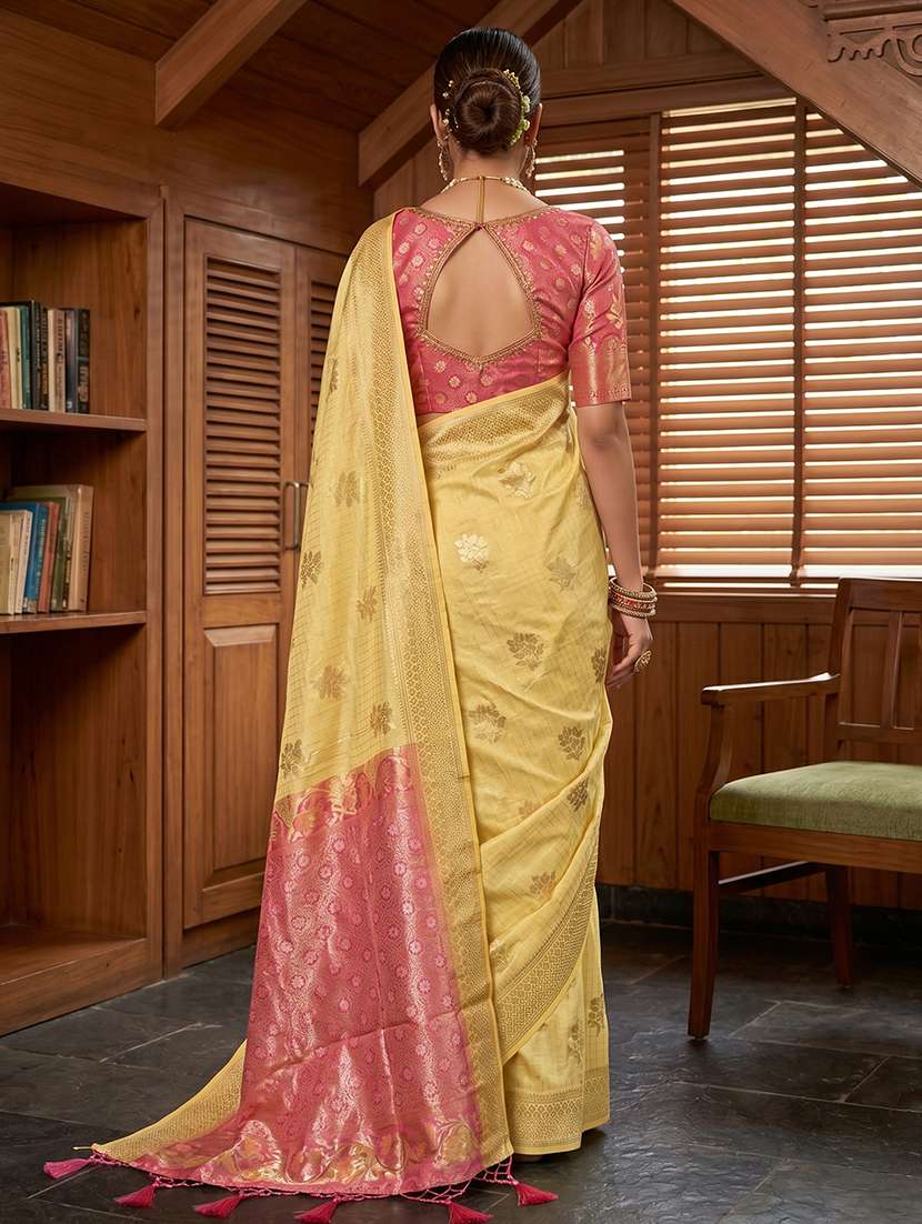 women self design banarasi saree with blouse - 22540113 -  Standard Image - 1
