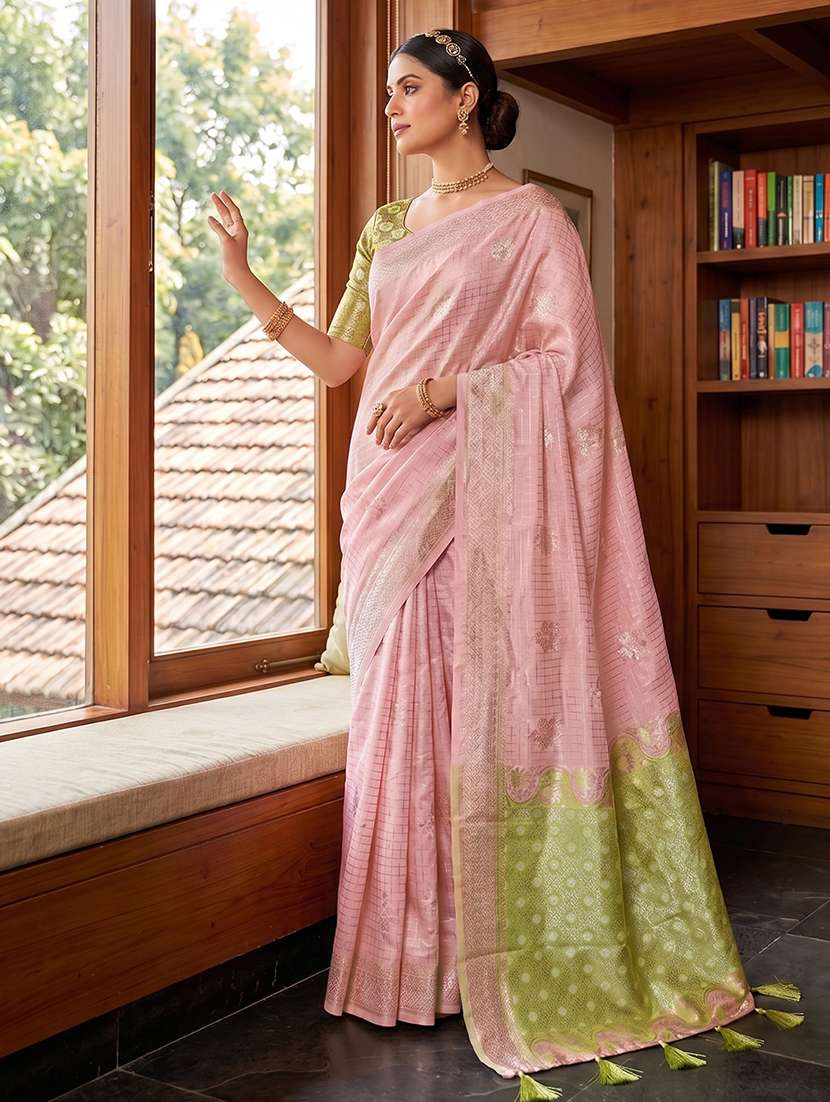 women self design banarasi saree with blouse - 22540114 -  Standard Image - 1