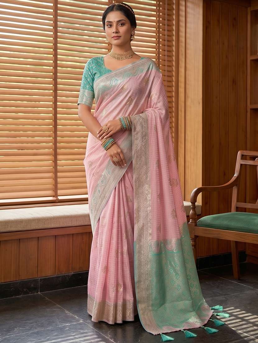 women self design banarasi saree with blouse - 22540117 -  Standard Image - 1