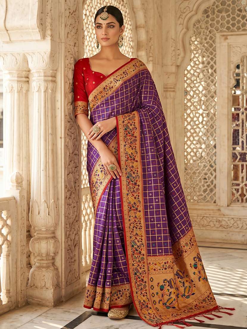 women self design banarasi saree with blouse - 22540125 -  Standard Image - 1