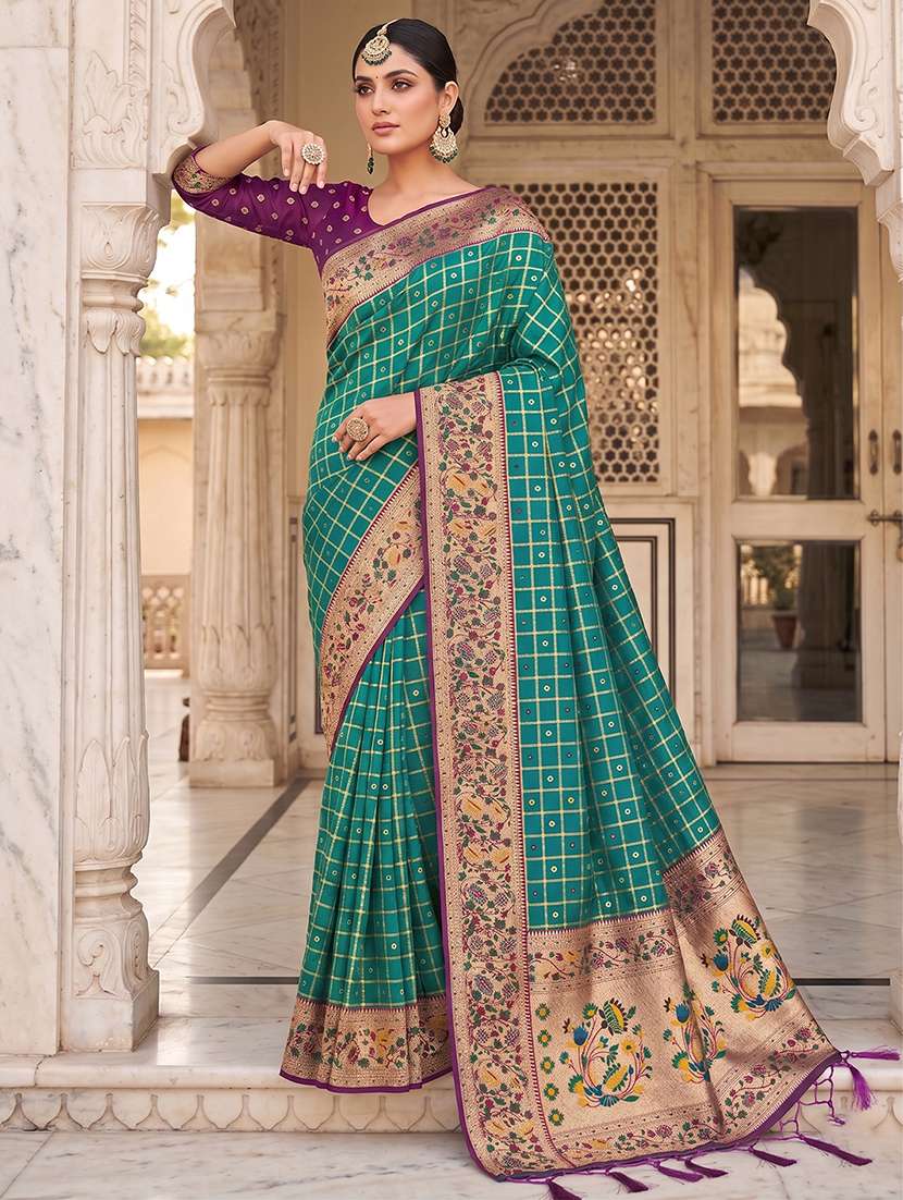 women self design banarasi saree with blouse - 22540130 -  Standard Image - 1