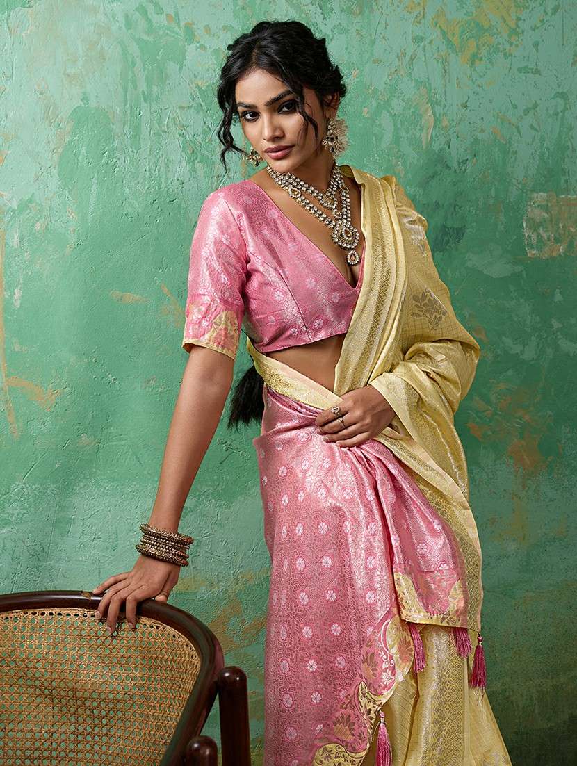 women self design banarasi saree with blouse - 22540131 -  Standard Image - 1