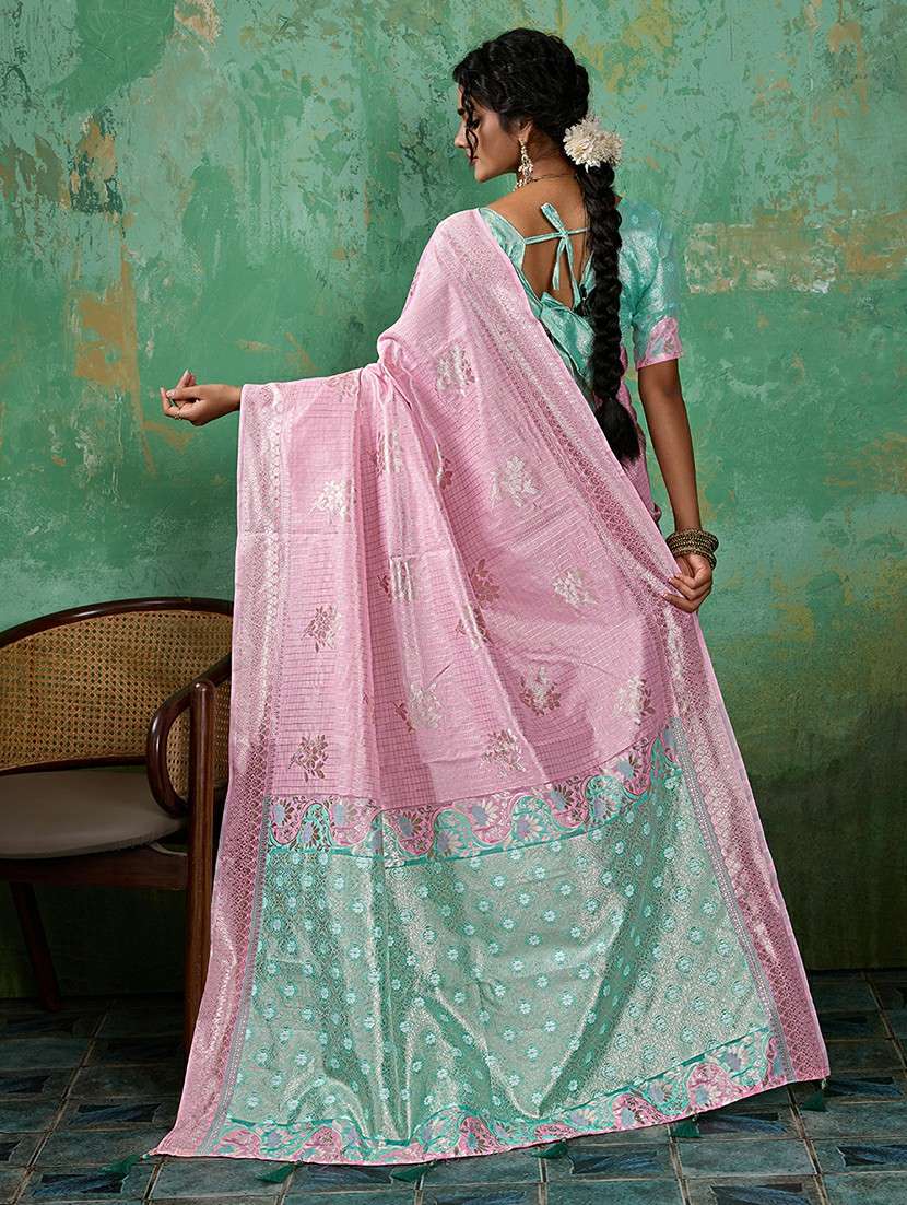 women self design banarasi saree with blouse - 22540135 -  Standard Image - 4