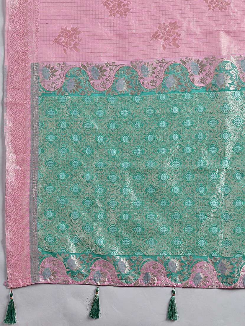 women self design banarasi saree with blouse - 22540135 -  Standard Image - 6