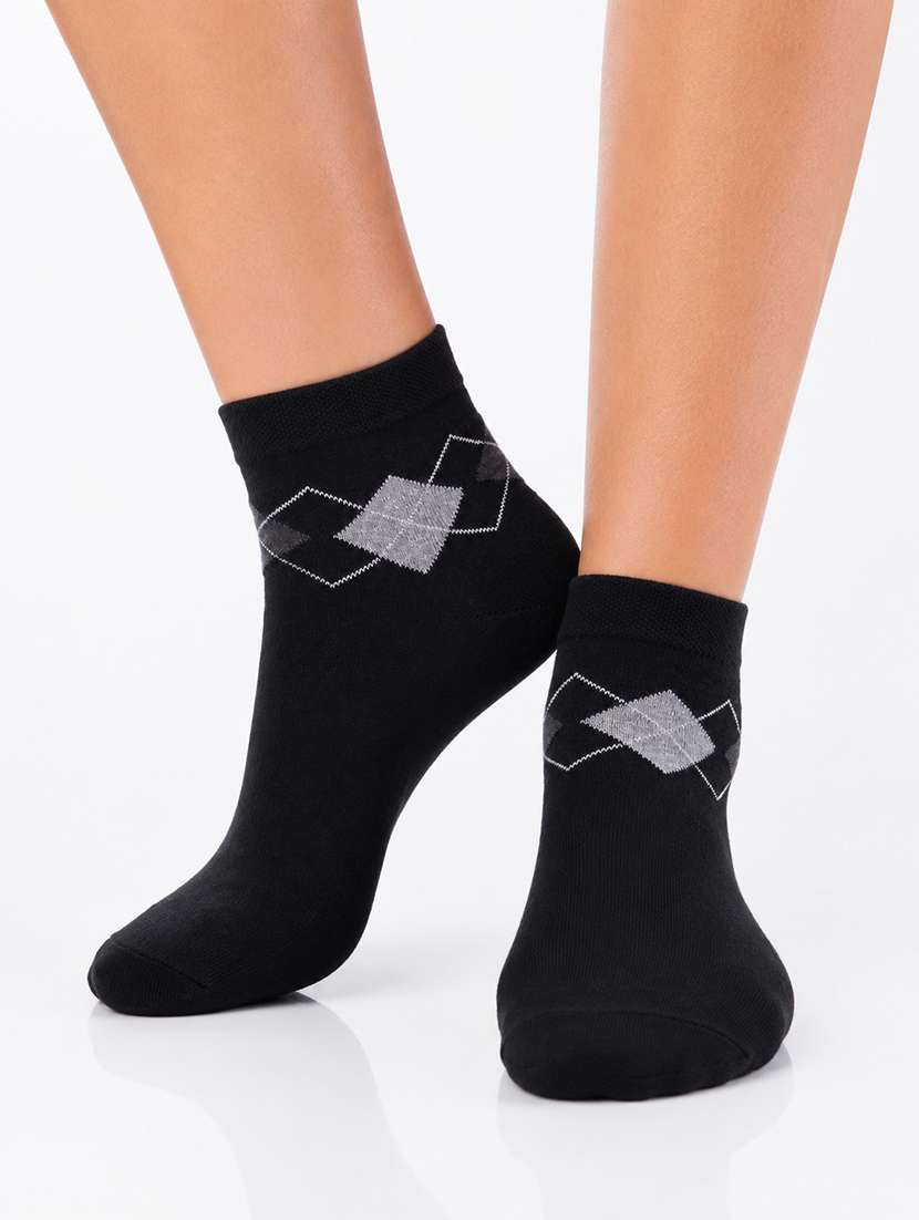 men pack of 3 ankle length sock - 22540211 -  Standard Image - 4