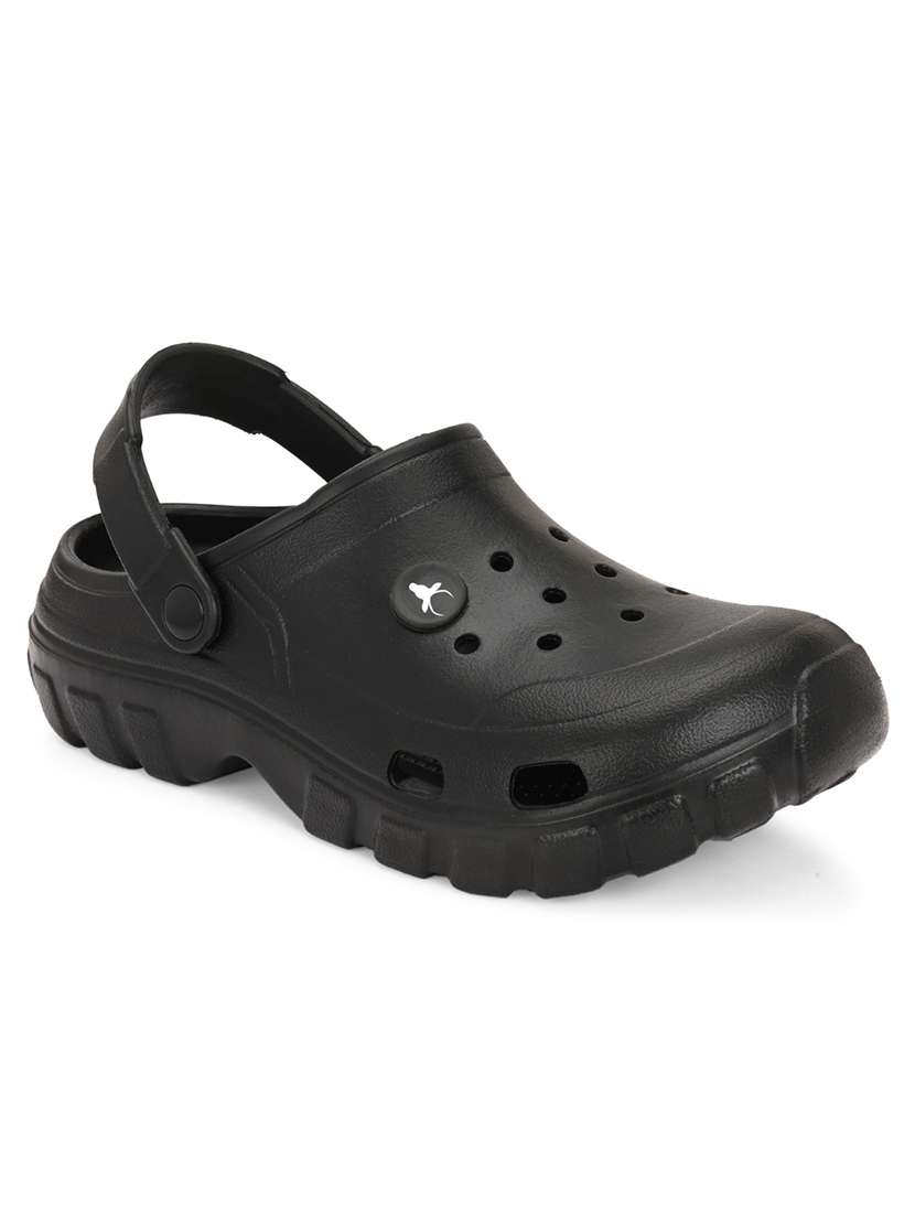 men solid back slip on clogs - 22540216 -  Standard Image - 1