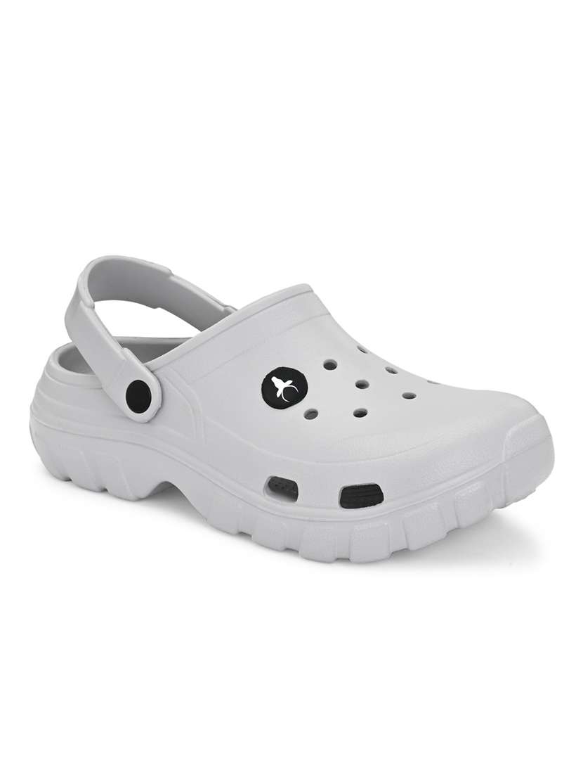 men solid slip on clogs - 22540217 -  Standard Image - 1
