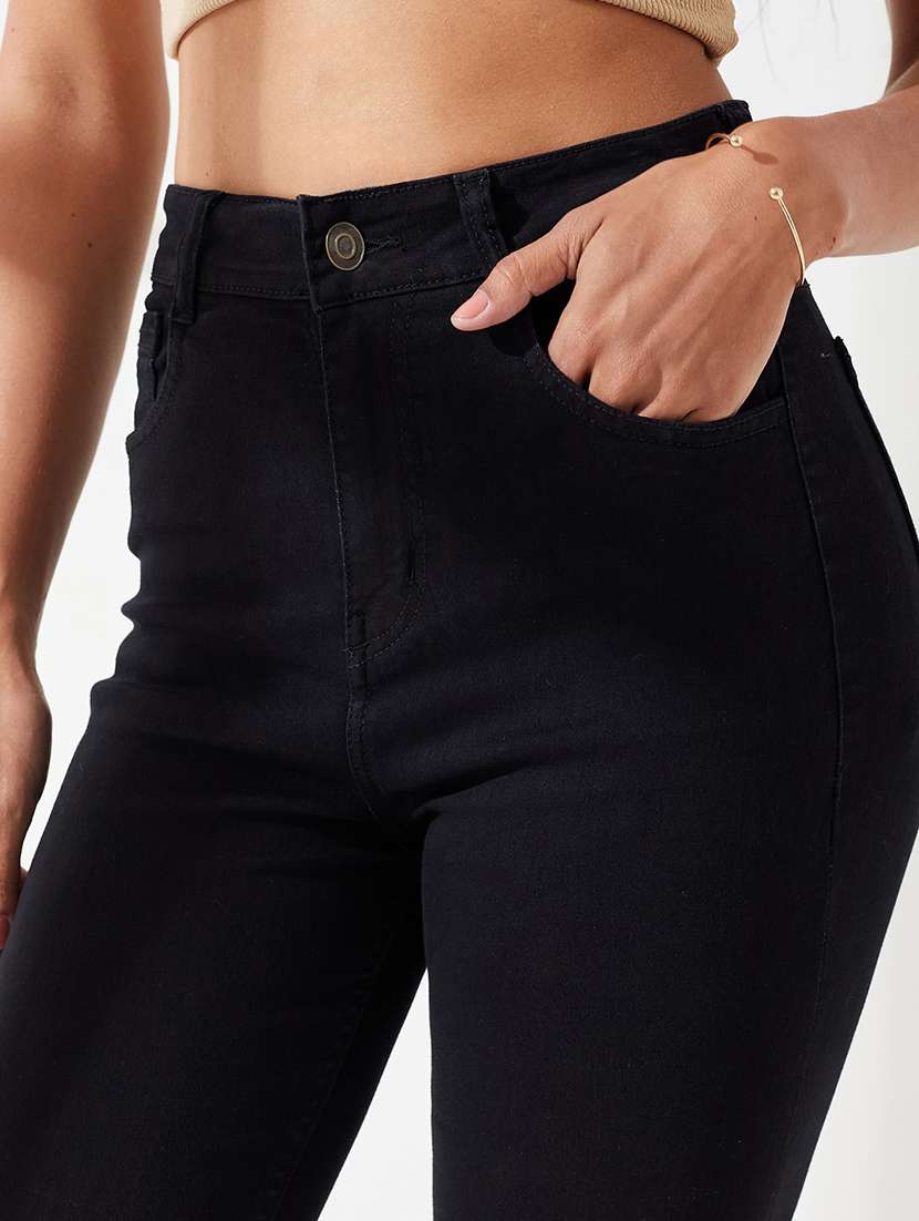 Women Solid High Rise Skinny Fit Jeans - 22540368 -  Standard Image - 1