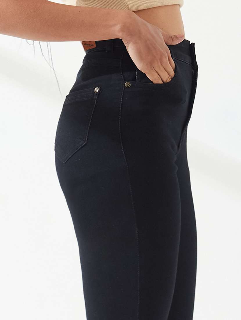 Women Solid High Rise Skinny Fit Jeans - 22540419 -  Standard Image - 1