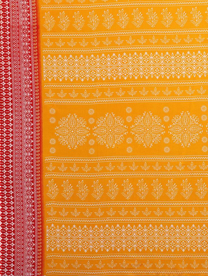 women printed casual wear saree with blouse - 22540708 -  Standard Image - 4