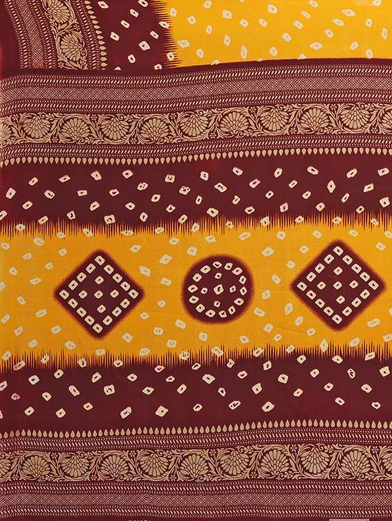 women printed casual wear saree with blouse - 22540787 -  Standard Image - 4