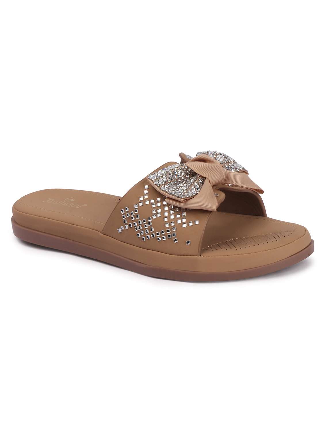 women embellished slip on flats - 22541893 -  Standard Image - 1