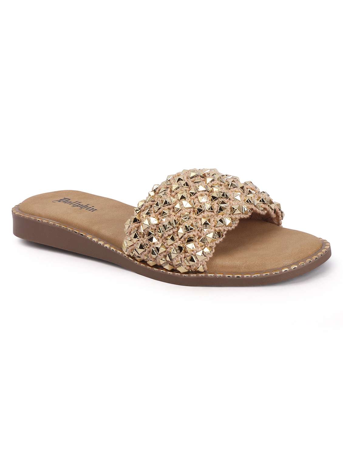 women embellished slip on flat - 22541904 -  Standard Image - 1