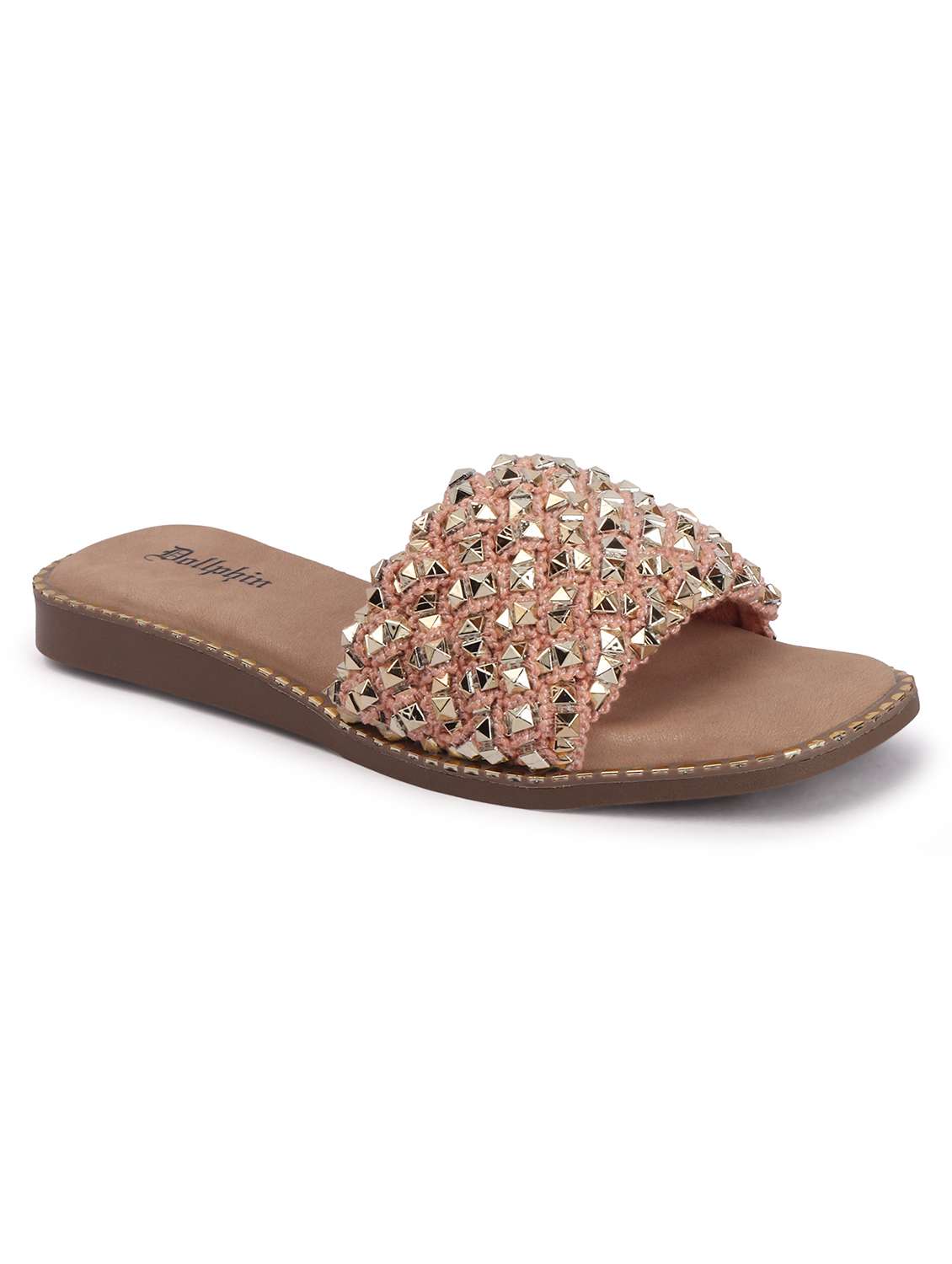 women embellished slip on flat - 22541905 -  Standard Image - 1