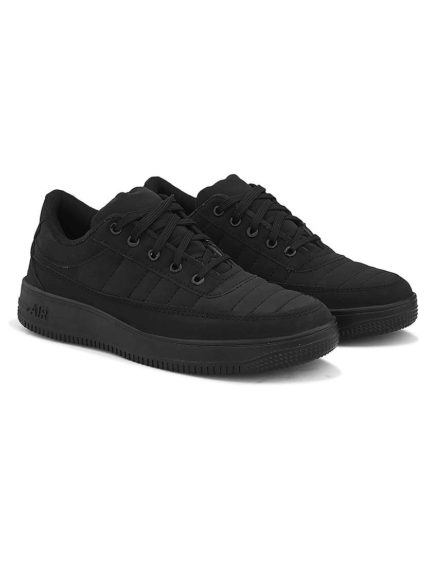 men solid lace up sneakers - 22542066 -  Standard Image - 1