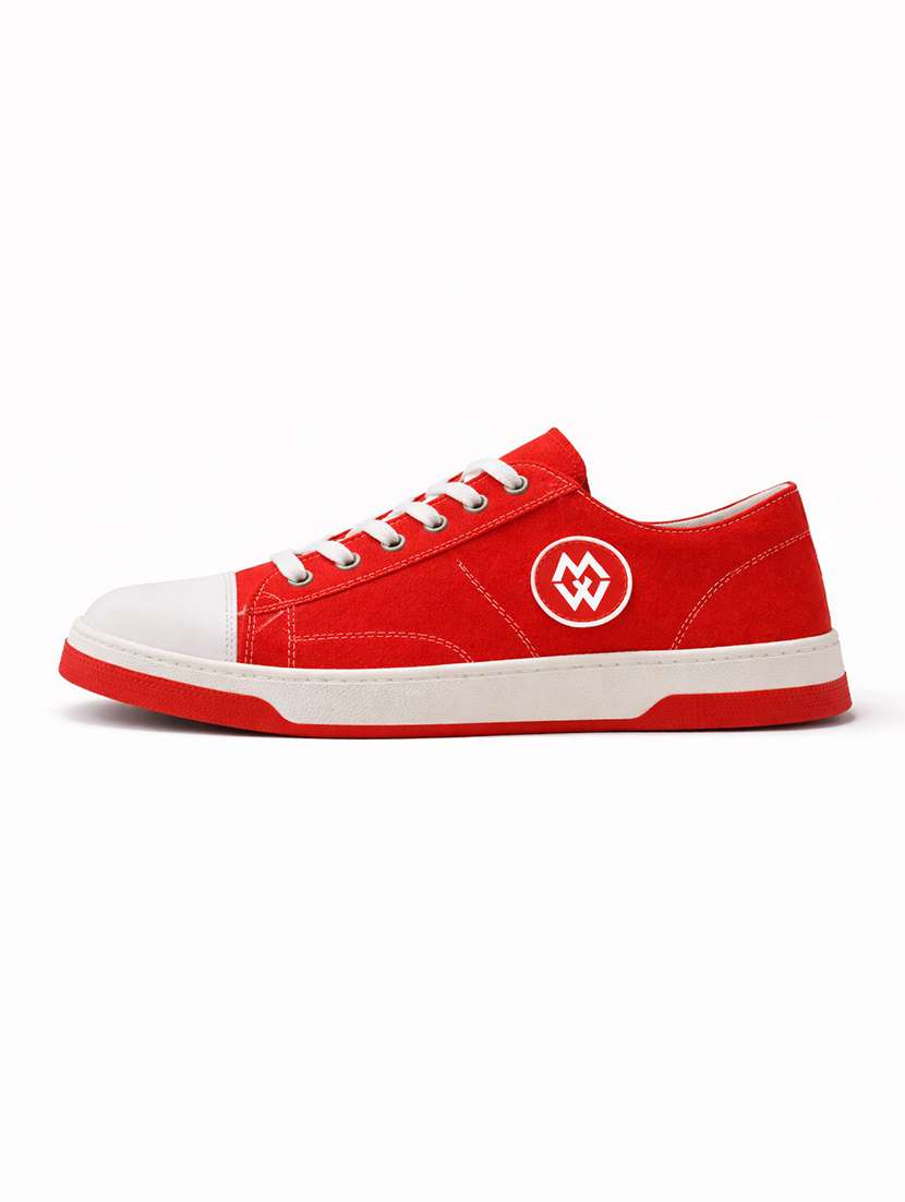 men solid lace up sneakers - 22542072 -  Standard Image - 1