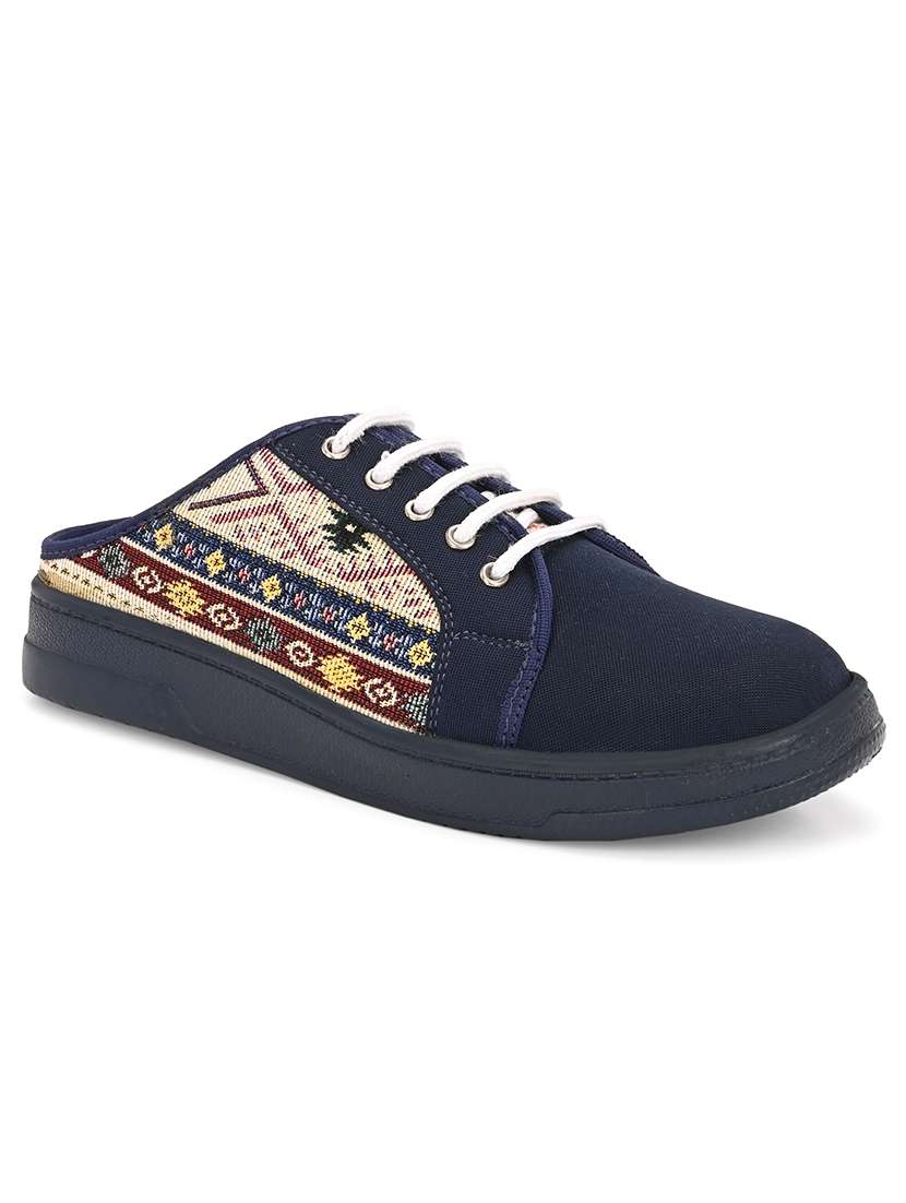 men printed slip on casual shoes - 22542084 -  Standard Image - 1