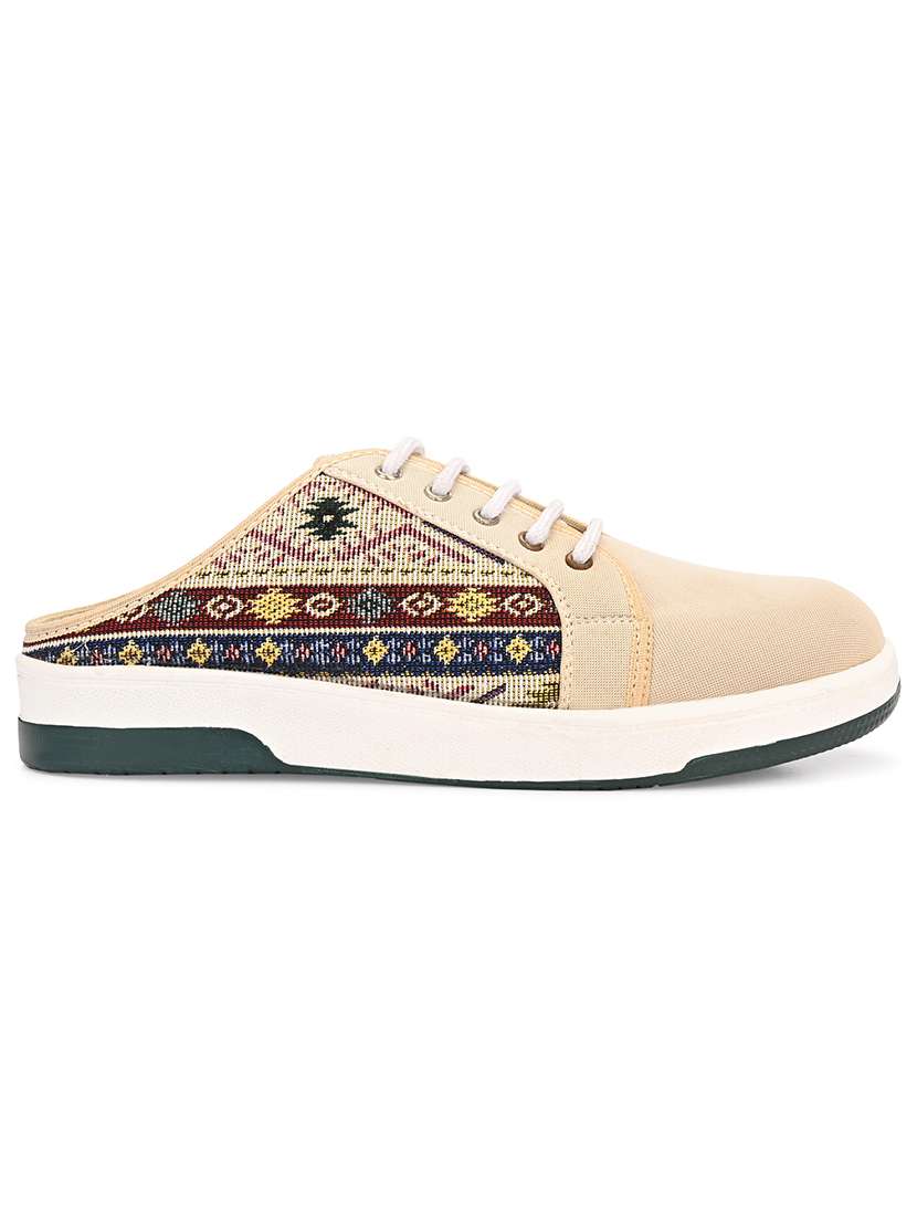men printed slip on casual shoes - 22542085 -  Standard Image - 1