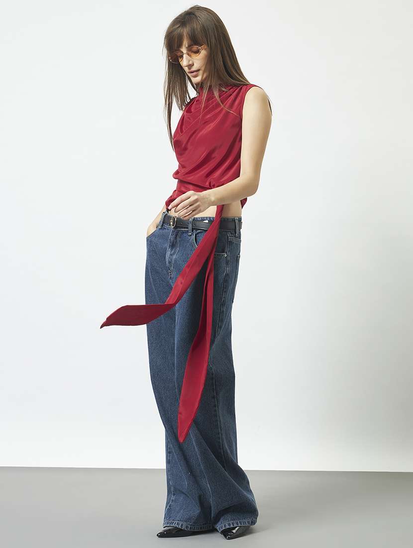 Women Solid Sleeveless Regular Top - 22542097 -  Standard Image - 4