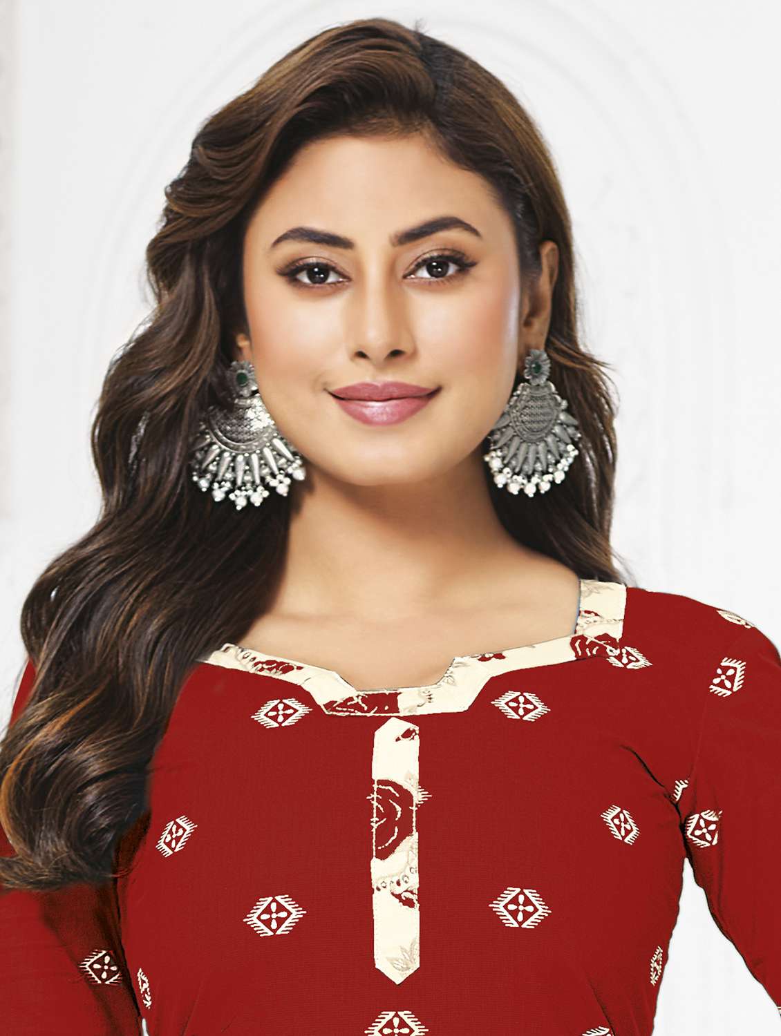 women printed three quarter sleeve kurta patiala with dupatta set - 22542123 -  Standard Image - 1