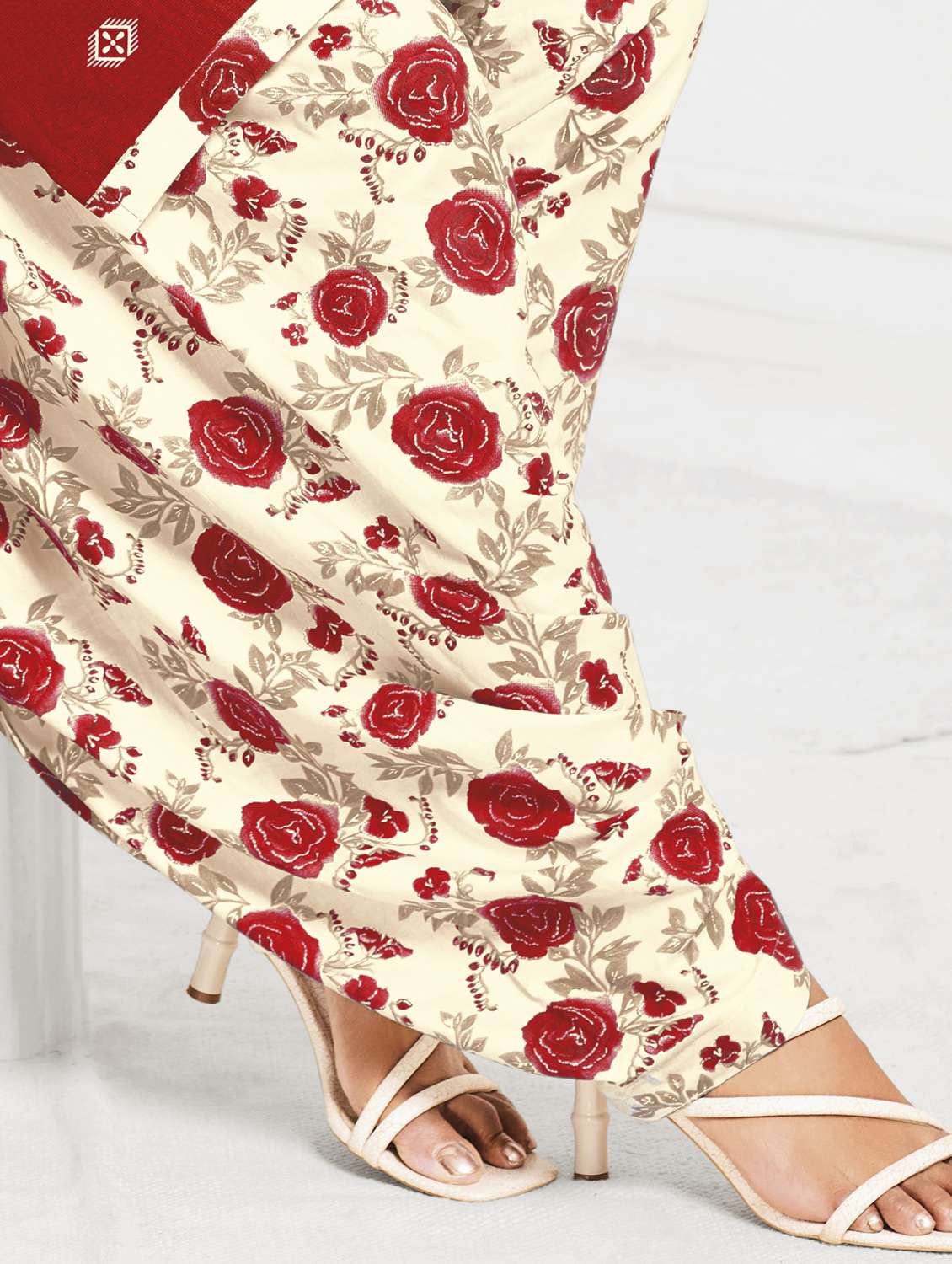 women printed three quarter sleeve kurta patiala with dupatta set - 22542123 -  Standard Image - 4
