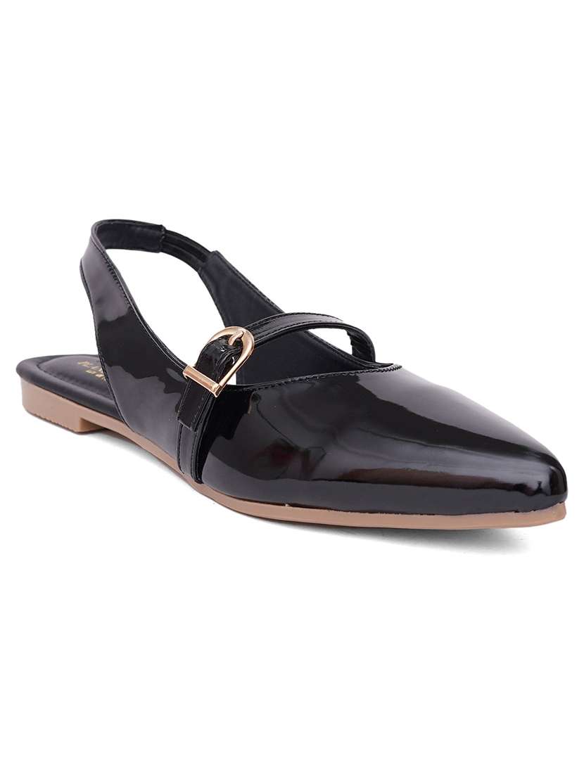 Women Solid Back Strap Flat Sandal - 22542164 -  Standard Image - 1