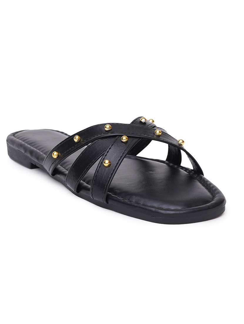 women embellished slip on flats - 22542168 -  Standard Image - 1
