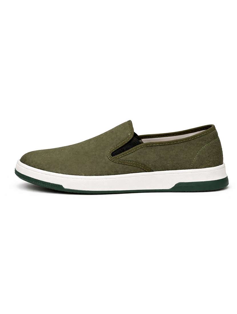men solid slip on casual shoes - 22542250 -  Standard Image - 1