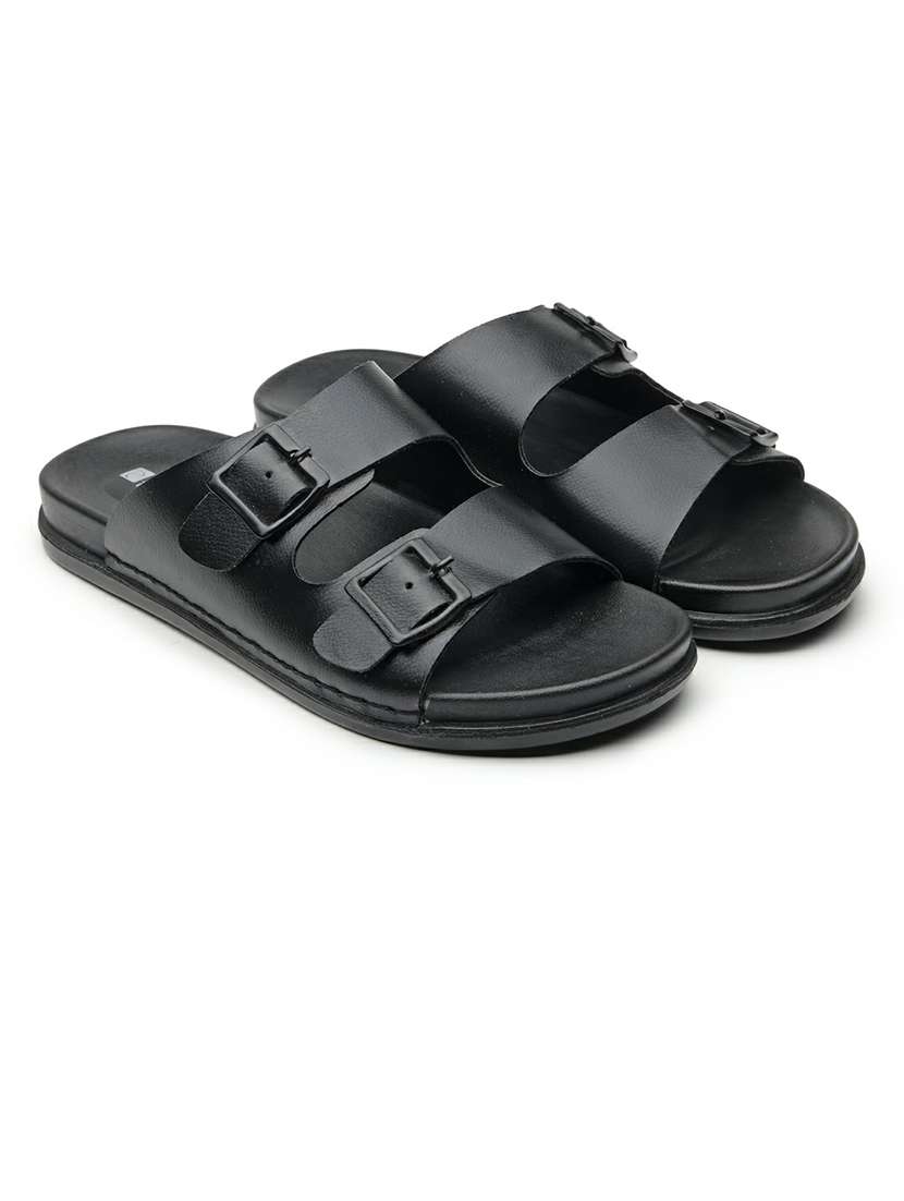 men solid slip on sandal - 22542708 -  Standard Image - 1