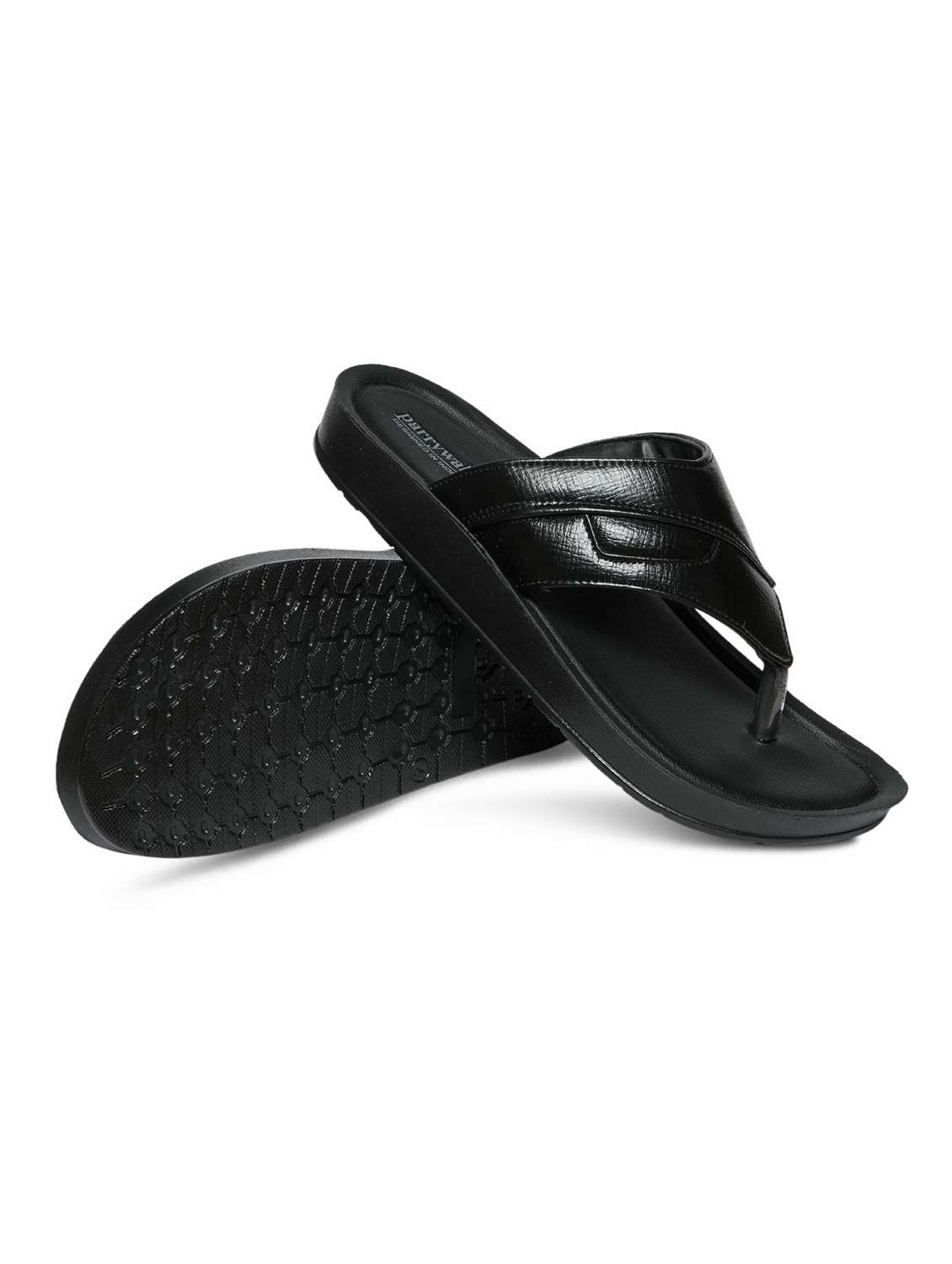 men solid toe seperator sandal - 22542713 -  Standard Image - 4