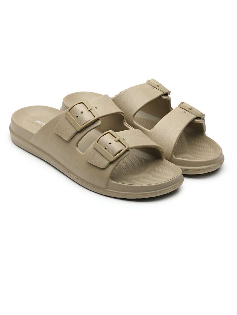 men beige slip on slider - 22542725 -  Standard Image - 1