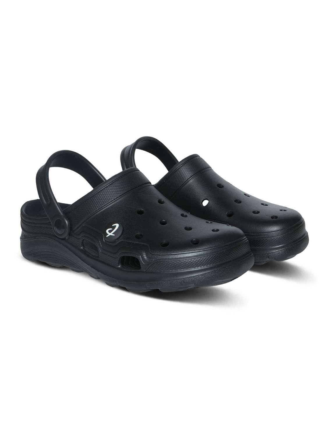 men black slip on clog - 22542727 -  Standard Image - 1