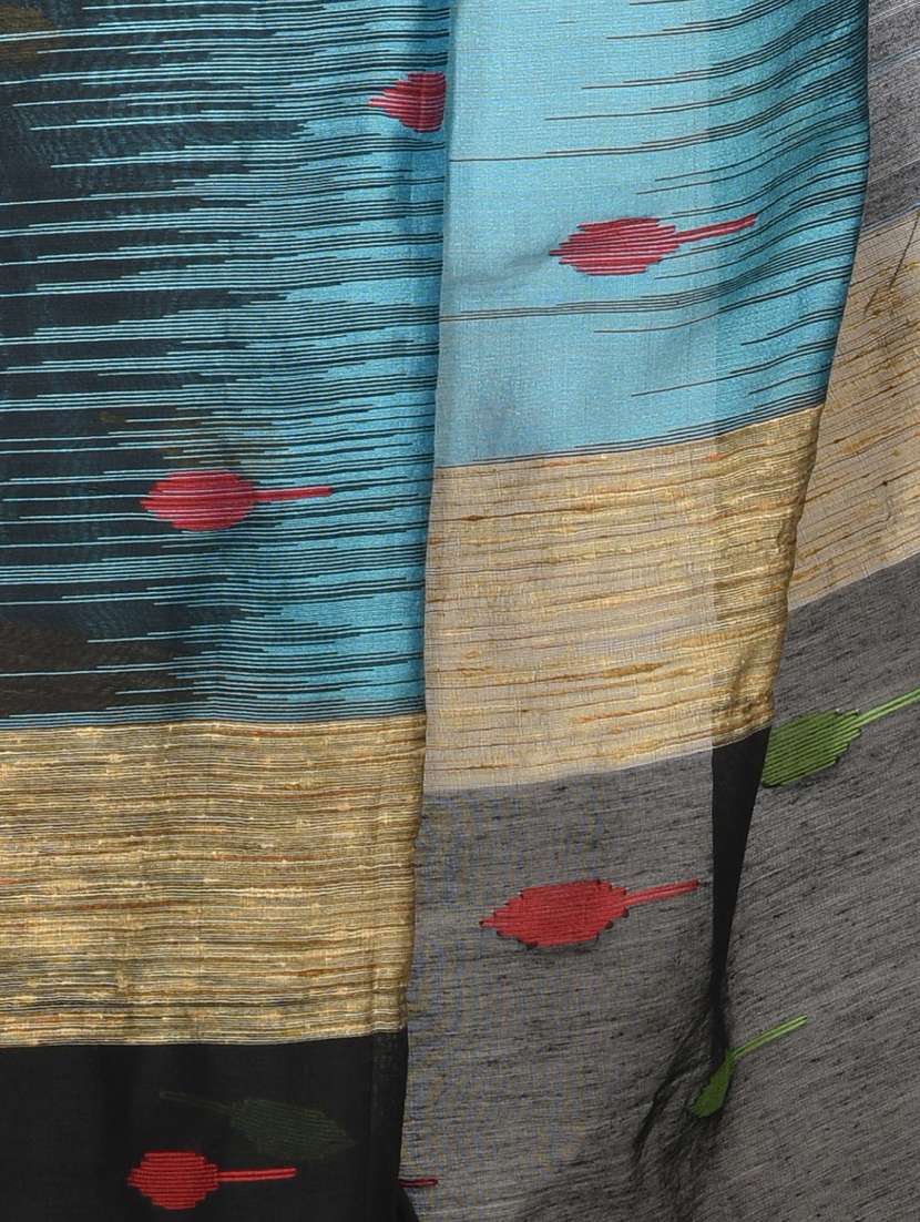women self design handloom saree with blouse - 22543050 -  Standard Image - 1