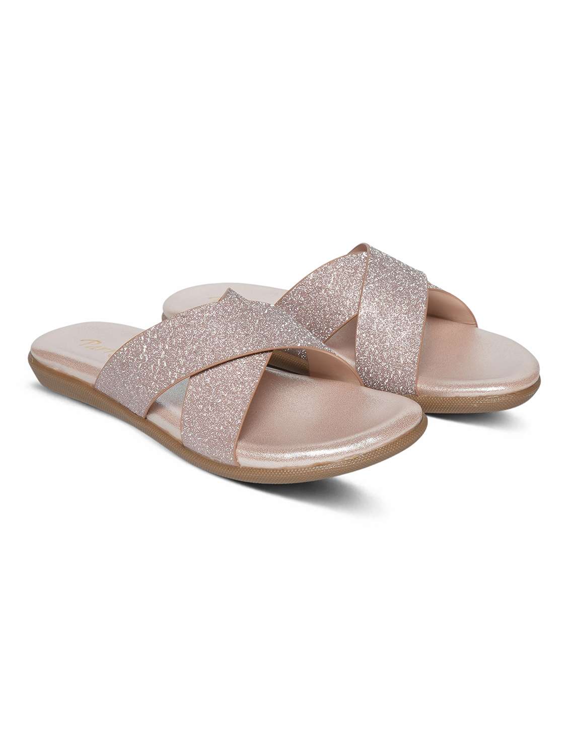 women beige slip on sandal - 22543061 -  Standard Image - 1