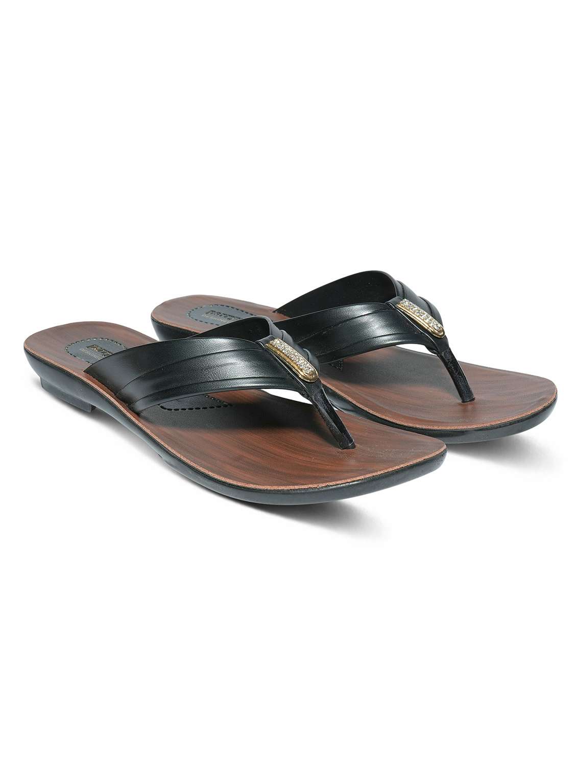 women embellished toe separator flat sandal - 22543091 -  Standard Image - 1