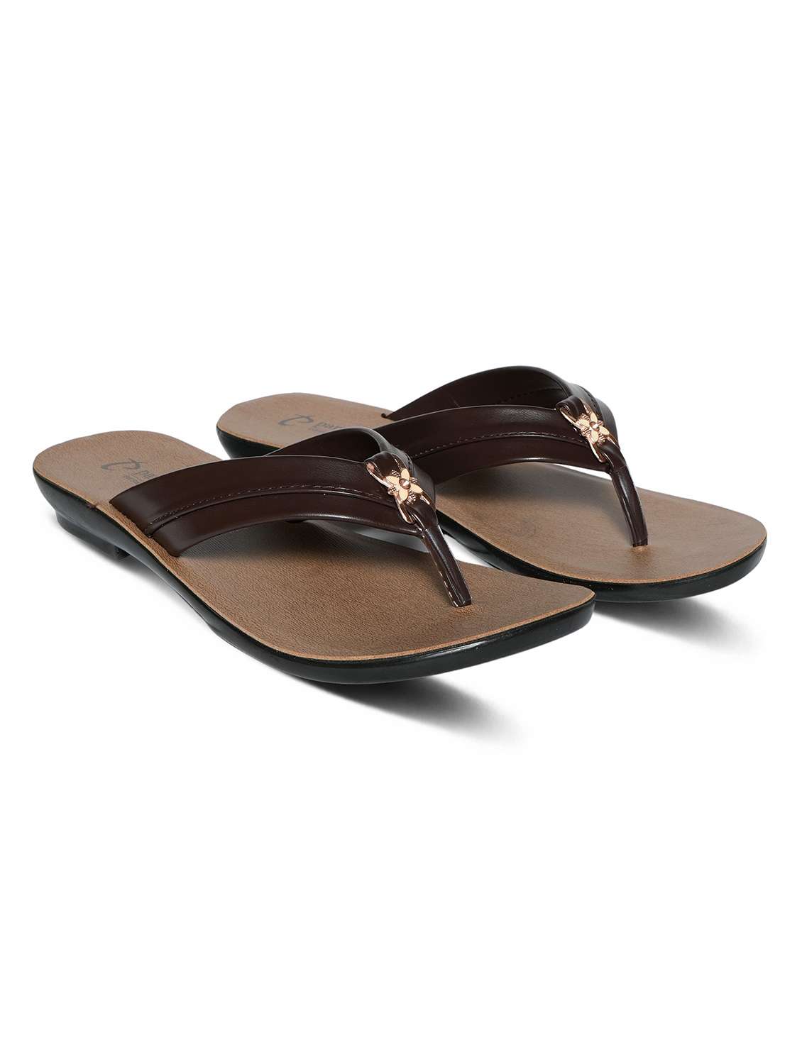 women embellished toe separator flat sandal - 22543096 -  Standard Image - 1