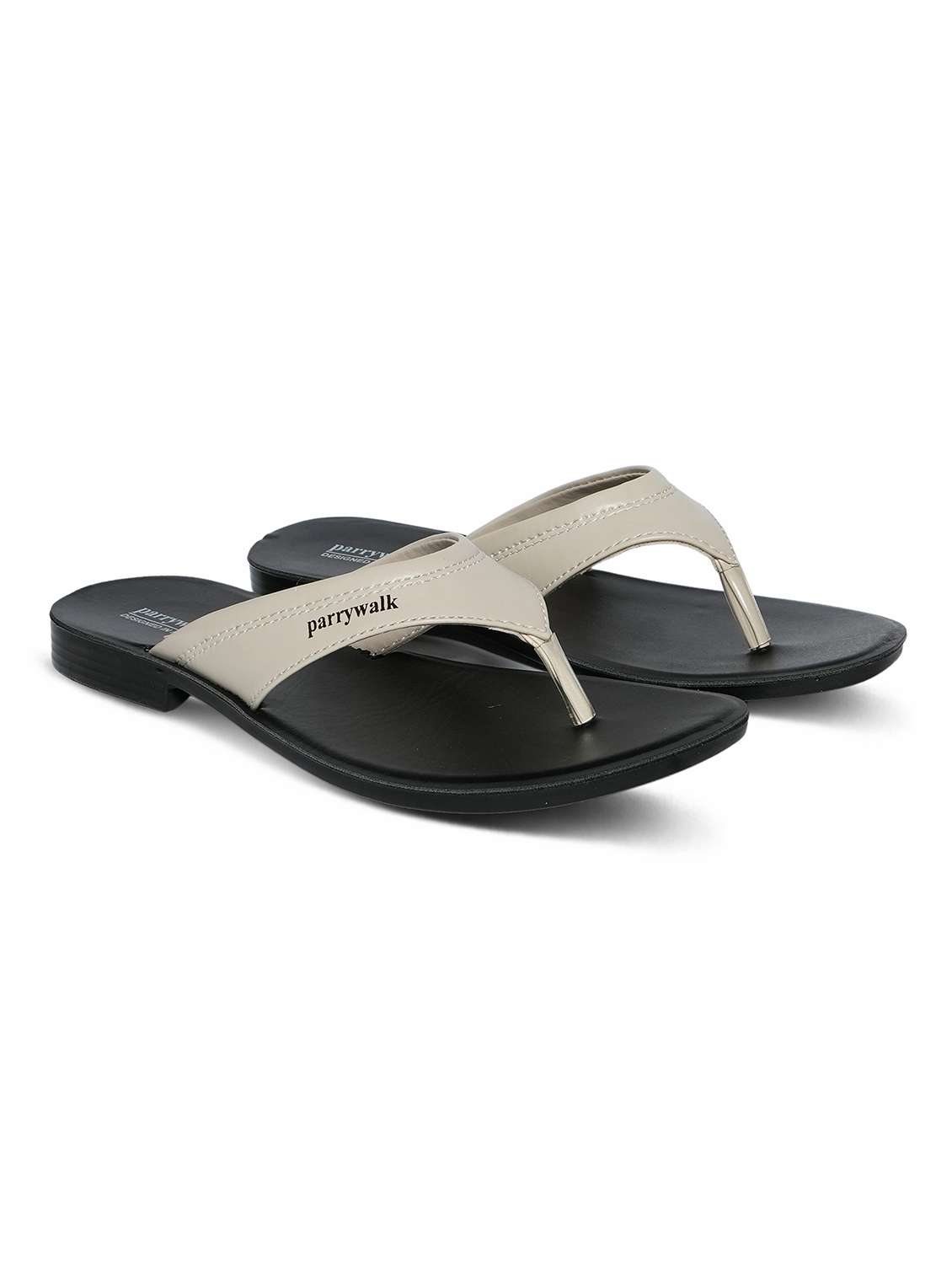 women solid toe separator flat sandal - 22543108 -  Standard Image - 1